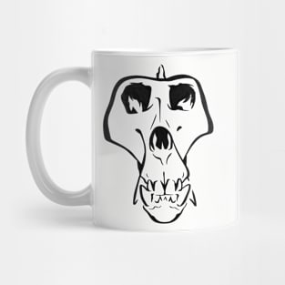 Gorilla Skull Ape Monkey Mug